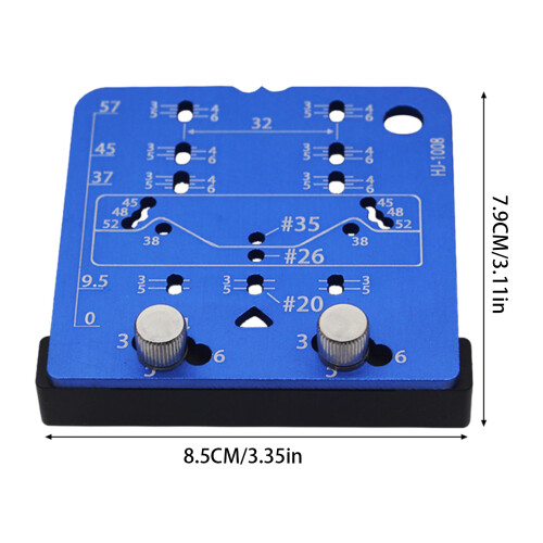 35mm Hinge Drill Guide With Alignment Slot-Hinge positioning pl 1
