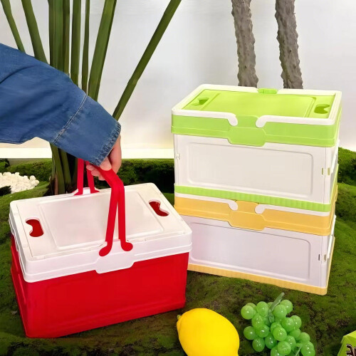 Easy Folding Box Multipurpose Organiser Camping Gear-Green 2