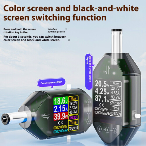Multifunctional 4.5-50V 12A Digital Voltage-Transparent color 1