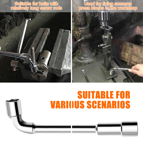 Double End Socket Wrench Hex Pipe Structure Strength Steel-6mm 2