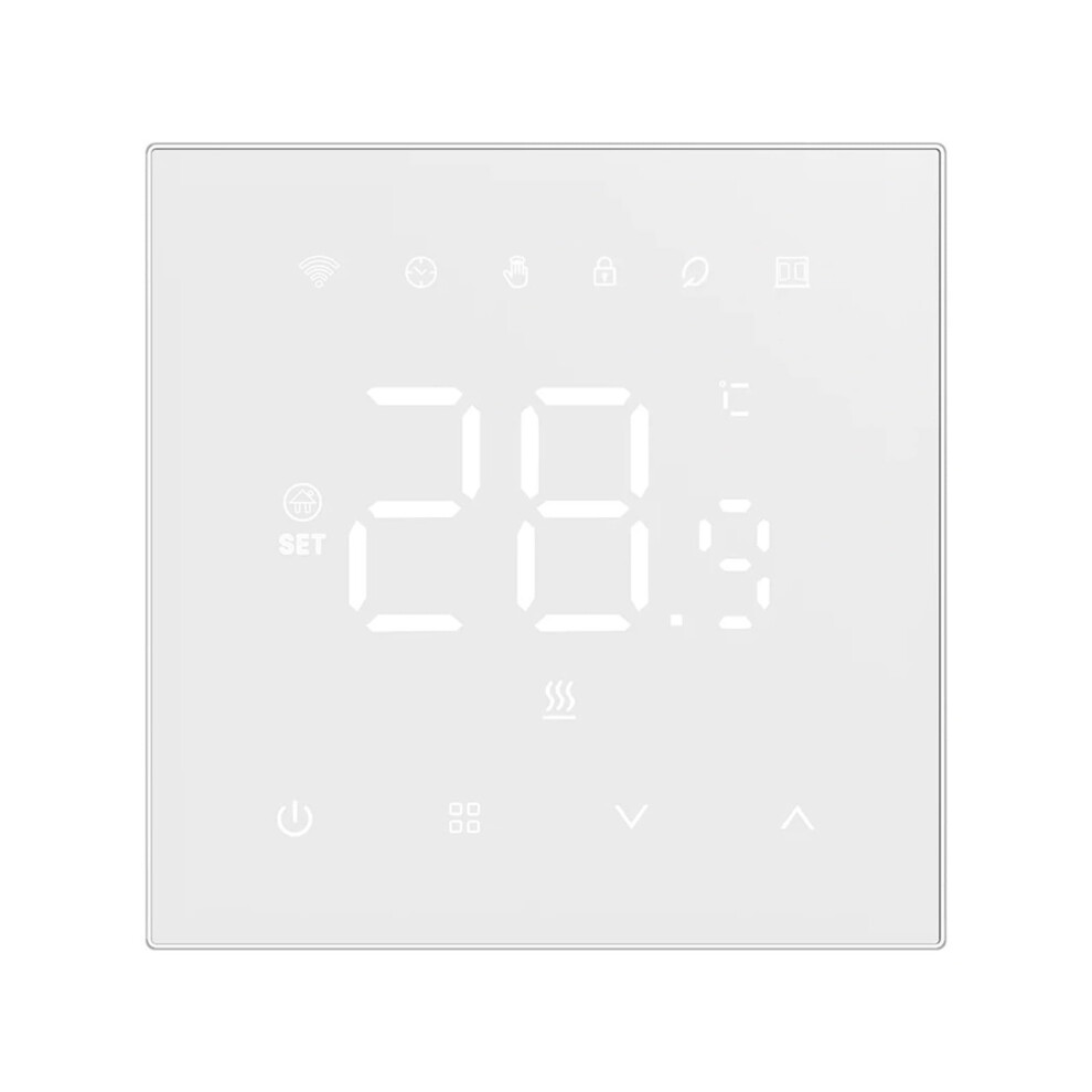 Thermostat Smart Home Underfloor Heating Gas Boiler Digital Led Temperature Controller 3A White