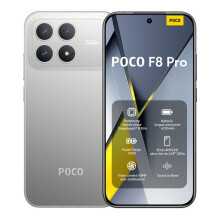 POCO F8 Pro Silver 12 GB + 512 GB - Snapdragon 8 Elite flagship, HyperRGB POCO AMOLED 120 Hz 6.59" Screen