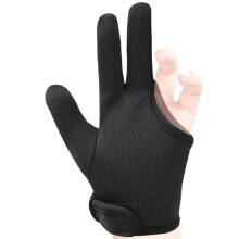 Curling Wand Heat Resistant Gloves 3Finger Mitts, Washable Hair Styling Gloves, Black, Curling Iron, Flat Iron