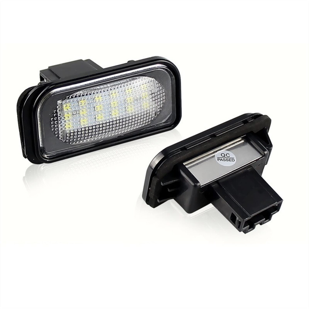 License Plate Assembly For Cclass W203 R230 W209 C209 A209 Sl Clk (2Pack) Replacement Light 9067246277666