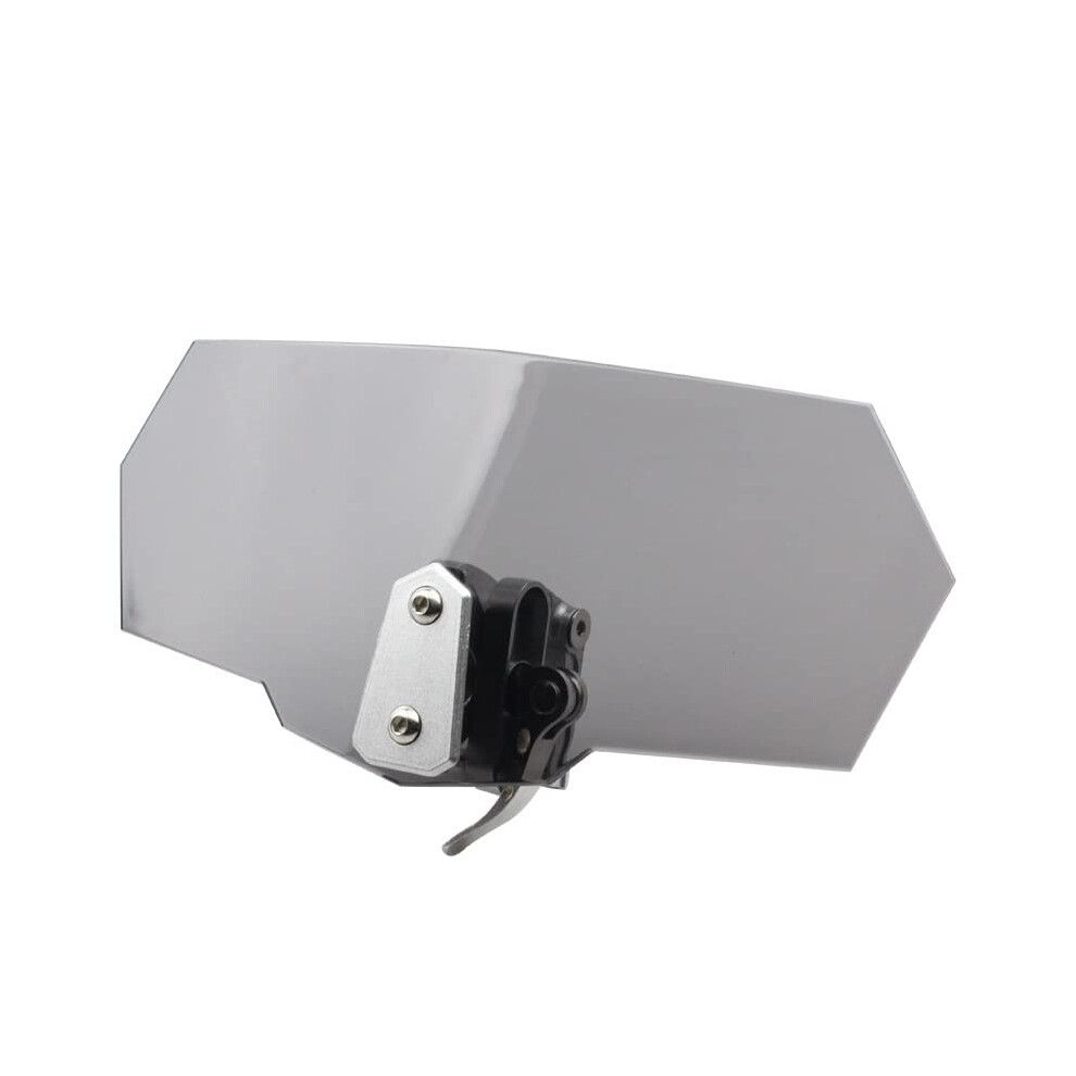 Universal Adjustable Motorcycle Windshield Clear Wind Deflector For Kawasaki With Wind Reduction 9105992783021