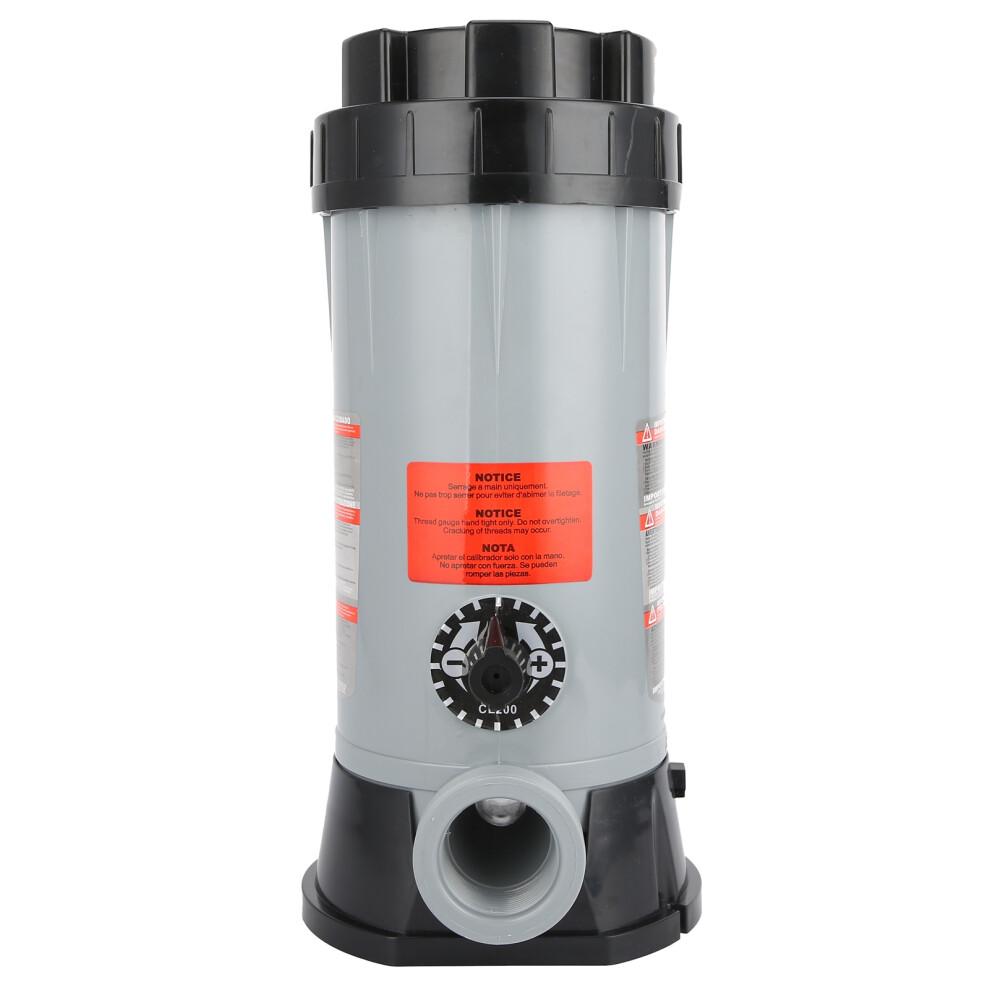 Swimming Pool Automatic Chemical Feeder, Durable Off-line Chlorinator for Safe & Convenient Pool Maintenance, Full Automatic Low Water Level Design,