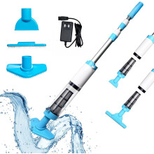 Aspiradora eléctrica portátil inalámbrica, recargable, para piscinas, multifuncional, limpieza rápida para spas, jacuzzis y piscinas pequeñas,