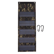 Panel solar plegable de silicio monocristalino para exteriores, cargador solar portátil con alta eficiencia de conversión, gran aplicabilidad.