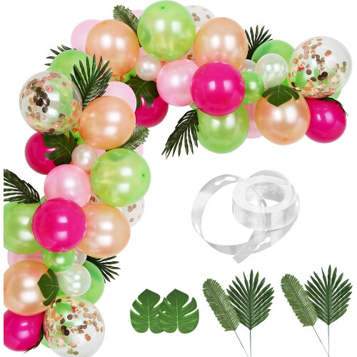FlamingoDecor, 83 Τεχνητά Μπαλόνια με Γιρλάντα, Εύκολη Συναρμολόγηση, Διακοσμήσεις για