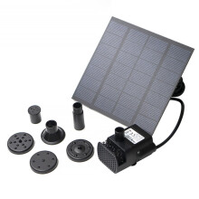 Kit de bomba de fuente solar con panel solar separado, kit de panel flotante sumergible alimentado por energía solar, bomba de agua solar mejorada