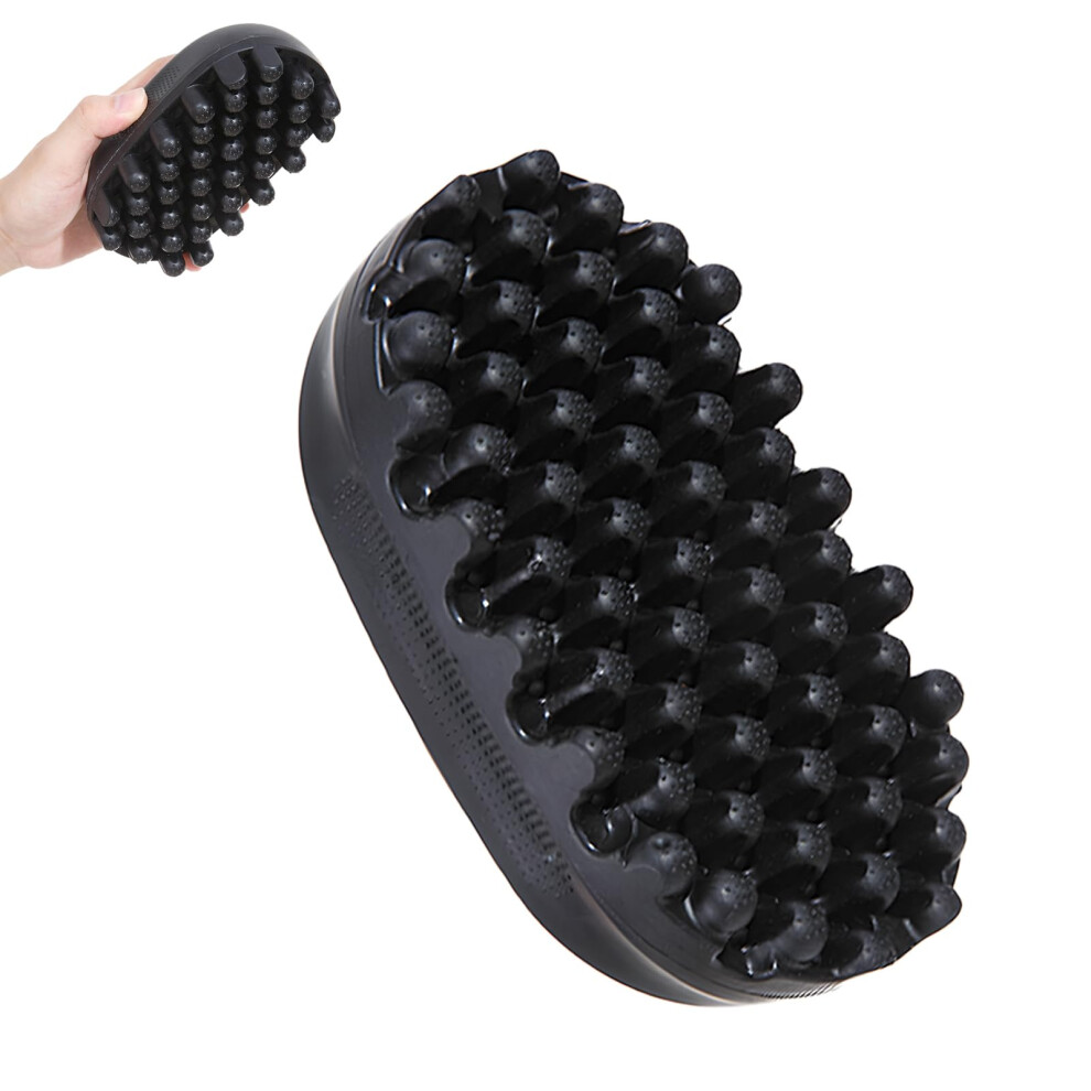 Hair Sponge For Curls Afro Curl Sponge Brush Defined Curls Styling Tool Rubber Brush For Curl Creams Or Oils, 14.8 Cm