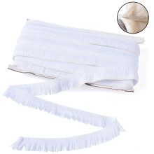 Dusk med frynser i polyesterfiber, ideell for sying og quilting