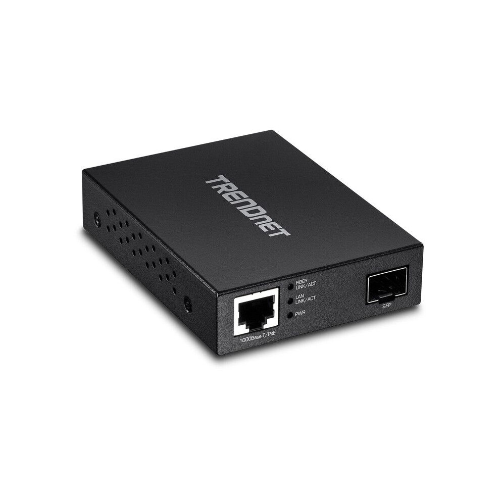 Media Converter - Trendnet - Tfc-Pgsfp - 1 Port - Gigabit Ethernet - Poe+ 710931504743