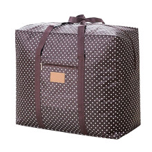 Collapsible Oxford Fabric Storage Box, Moisture Proof Stackable Organizer for Wardrobe and Home (20x16x15 Inch)