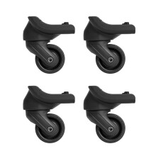 Roues de remplacement de bagages pratiques, 4 pièces, roulettes