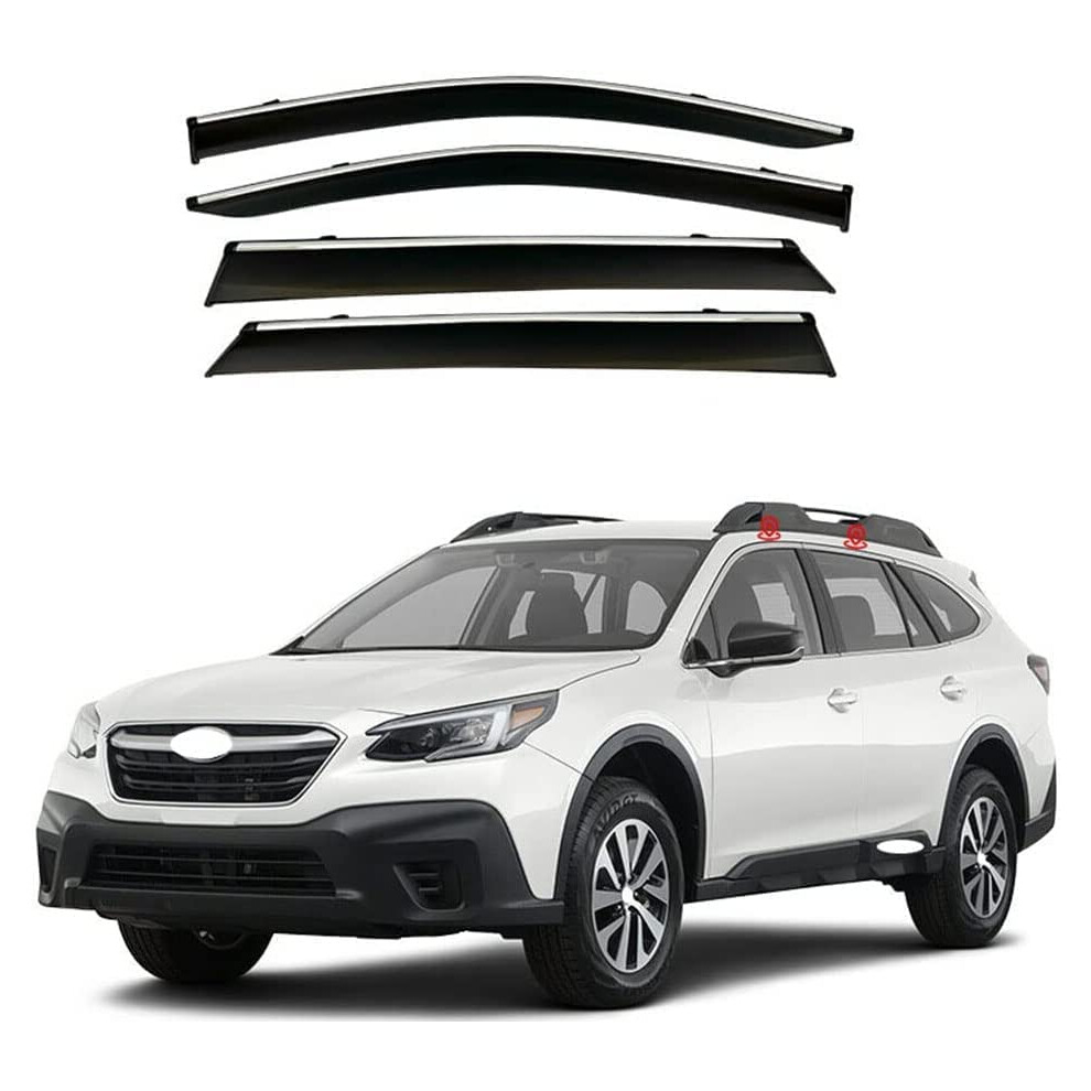 Car Wind Deflectors And Window Rain Guards For Subaru Outback 20102014 20202022, 4Pcs Vent Visors 9323874404028