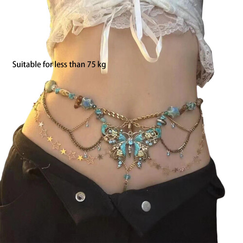 Strass-Taillengürtel, stilvolle, mehrschichtige 2
