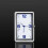 Car Interior Clock with Easy Read Display, Accurate Quartz Timekeeping, Vent Clip and Sticker Mount 1