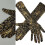 Halloween Party Gloves Stretchy Spiderweb Pattern Cosplay Witch 2