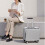 2Pcs Luggages Wheel Replacement Trolley Casters Double Row Wheels 5