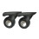 2Pcs Luggages Wheel Replacement Trolley Casters Double Row Wheels 6