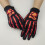 Halloween Party Gloves with Bone Pattern Punk Style Costume 7
