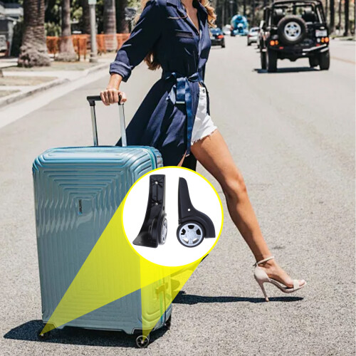 1 Pair Luggages Wheels Suitcase Wheels Replacement Airplanes 1
