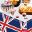 Χαρτοπετσέτες Union Jack, 2 τεμάχια κομψές διακοσμήσεις βρετανικού θέματος για πάρτι, 6