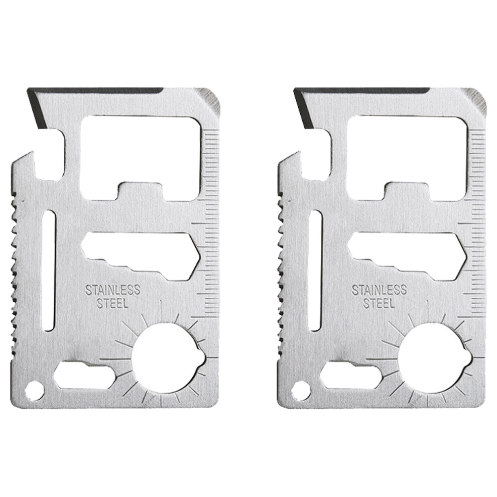 Survival Credit Card Multitool, Military-Grade Multipurpose Tactical, Compact Design For Easy Storage, Indestructible Stainless Steel For Durability, 9155353803851