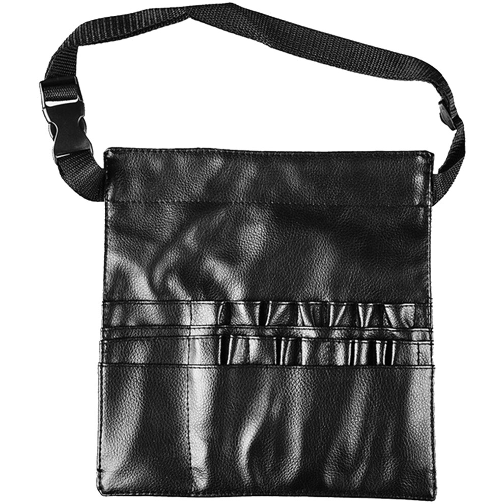 Professional 22 Pocket PU Leather Cosmetic Brush Organizer Waist