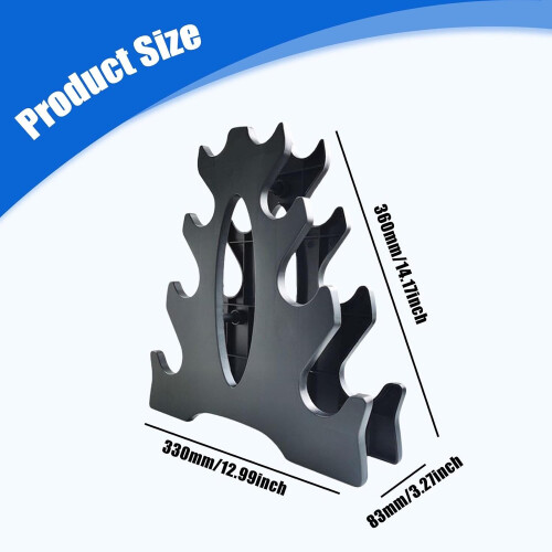 Dumbbell Stand Floor Mount For Home Gym, SpaceSaving Design, Stable Construction, Compact Size 1