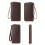 Mans Leather Wallets Blocking Passports Wallets Long Wallets 6
