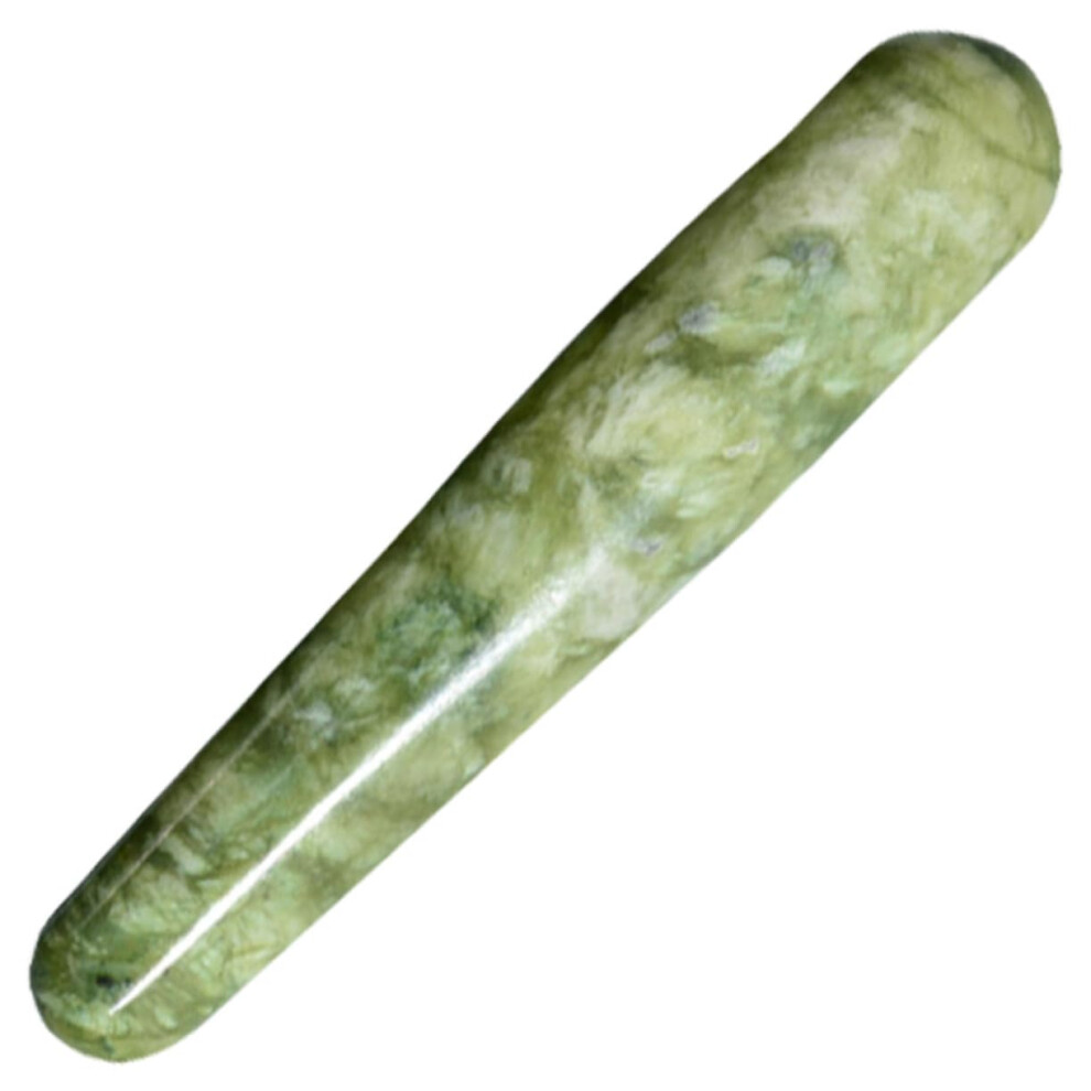 Portable Jade Acupressure Pen Lightweight Acupoint Massager For Face And Body Relief With Smooth Edges For Home Travel