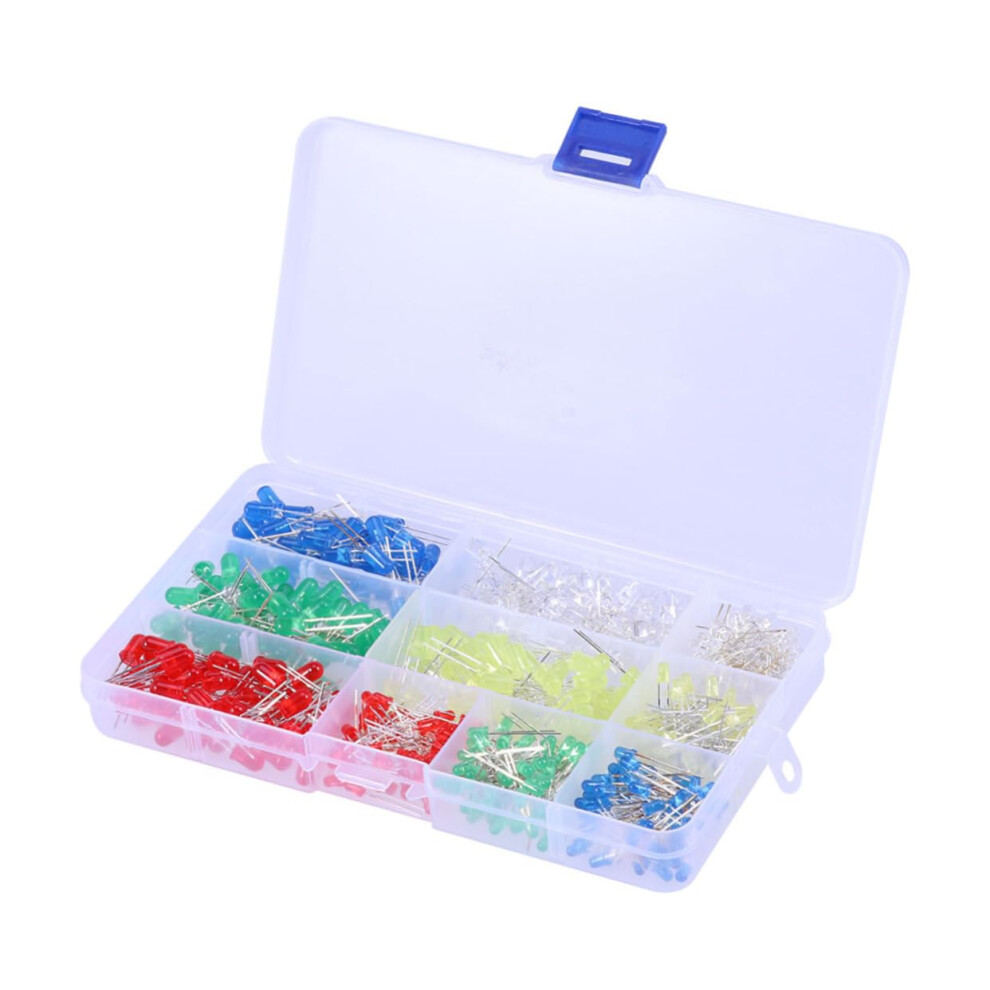 Led Diodes Kit Assorted Diffused Leds For Electronics Projects 500Pcs Diy Experiments 9067246278557