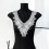 Angel Wing Embroidered False Collar Design Double Layer Organza 6
