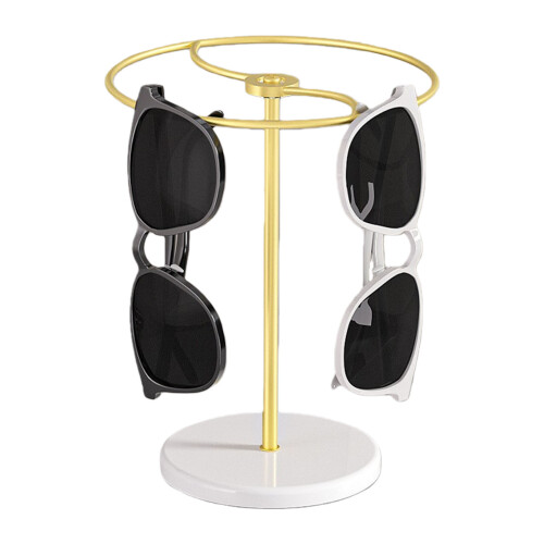 Support de vitrine de lunettes de soleil élégant et moderne-Or
