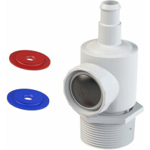 Conjunto de conector UWF para limpiafondos automáticos, conjunto de conector de montaje en pared universal con regulador de flujo de agua y presión