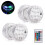 Faisceaux LED submersibles réglables, 16 couleurs changeantes avec télécommande pour une utilisation polyvalente 2