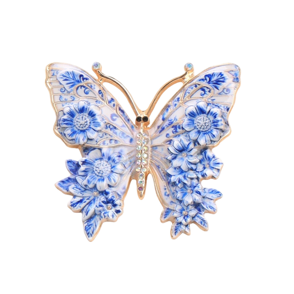 Delicate Butterfly Jewelry Sparkling Rhinestones Decoration-54
