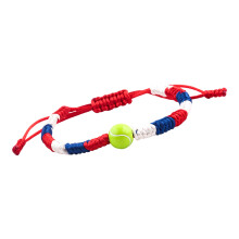 Modieus verstelbare sportarmband, gevlochten koord-tennisarmband