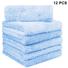 Pano de limpeza de microfibra, Premier Car Detail Products, ultra absorvente e super macio para limpeza multiuso, não abrasivo, não risca, pacote