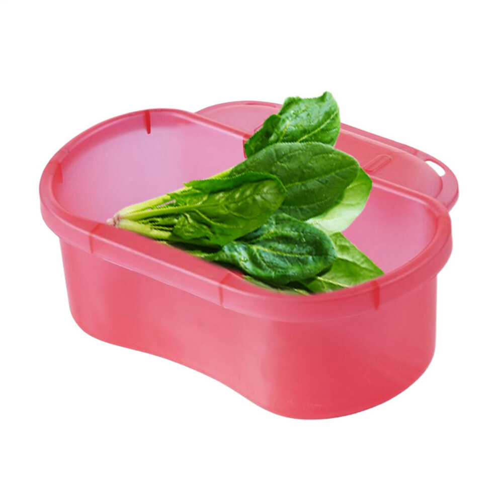 Kitchen Sink Strainer Basket With Sponge Holder Nodrilling Food Waste Drain Rack Pink 9323874405483