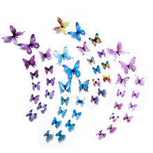 Décoration murale papillon élégante, en métal de haute qualité avec un design complexe et détaillé, cadeau idéal pour les amateurs de