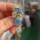 Belle broche en alliage de strass Kitty, accessoire pour la-B 6