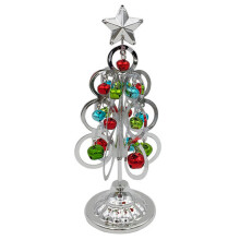 Christmas Magic Unfolds, Christmas Tree Ornament Display Stand With Shining Star, Radiant Festive Delight For Your Home