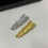 Leichter, mit Kupfer verbundener Fingerring,-Goldschwarz 5