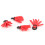 4 stücke Fliegenfischen Float Schaum Strike 4