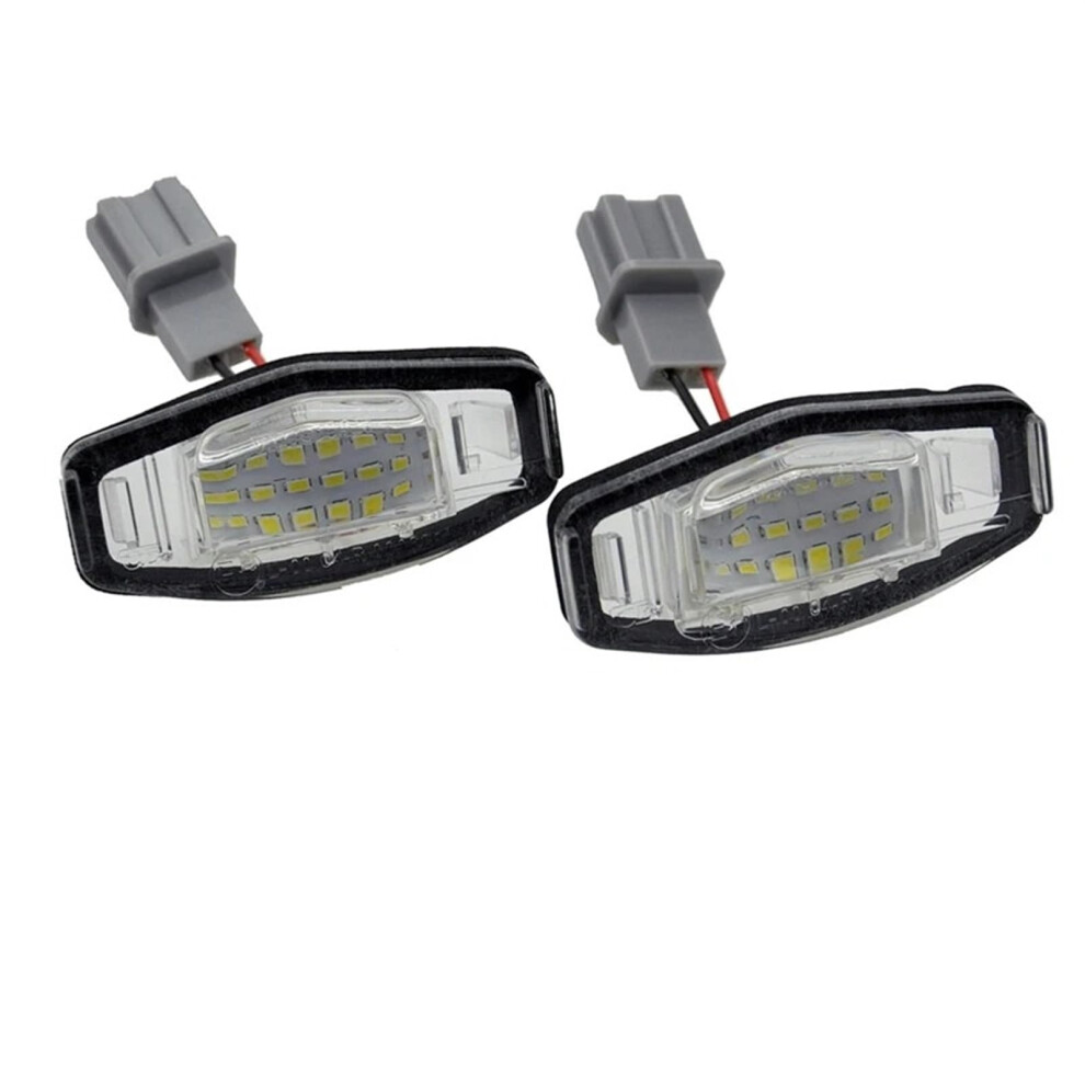 Waterproof Led License Plate Lamp Assembly For Acura Mdx Tl Rl Rdx Ilx 2013+ White/Light 9105992785087