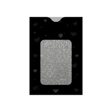 Plaque de conception d'ongles en feuille de fleur Portable,