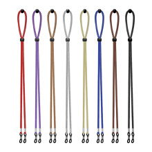 Chaîne de lunettes suédée réglable, 8 pièces, sangle de support